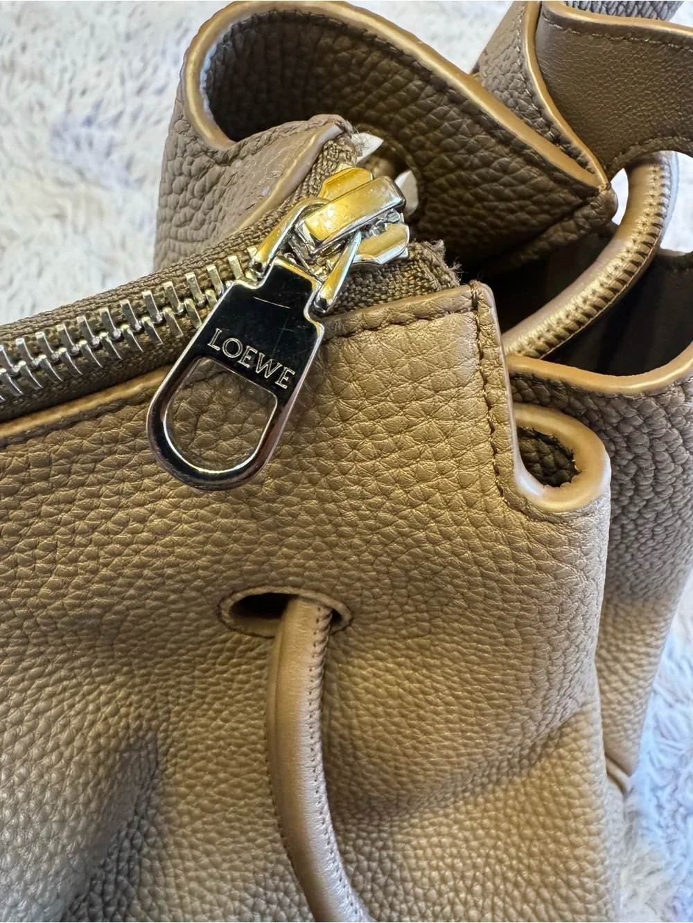 2025 Loewe Madrid Bag in Dark Beige (Large)